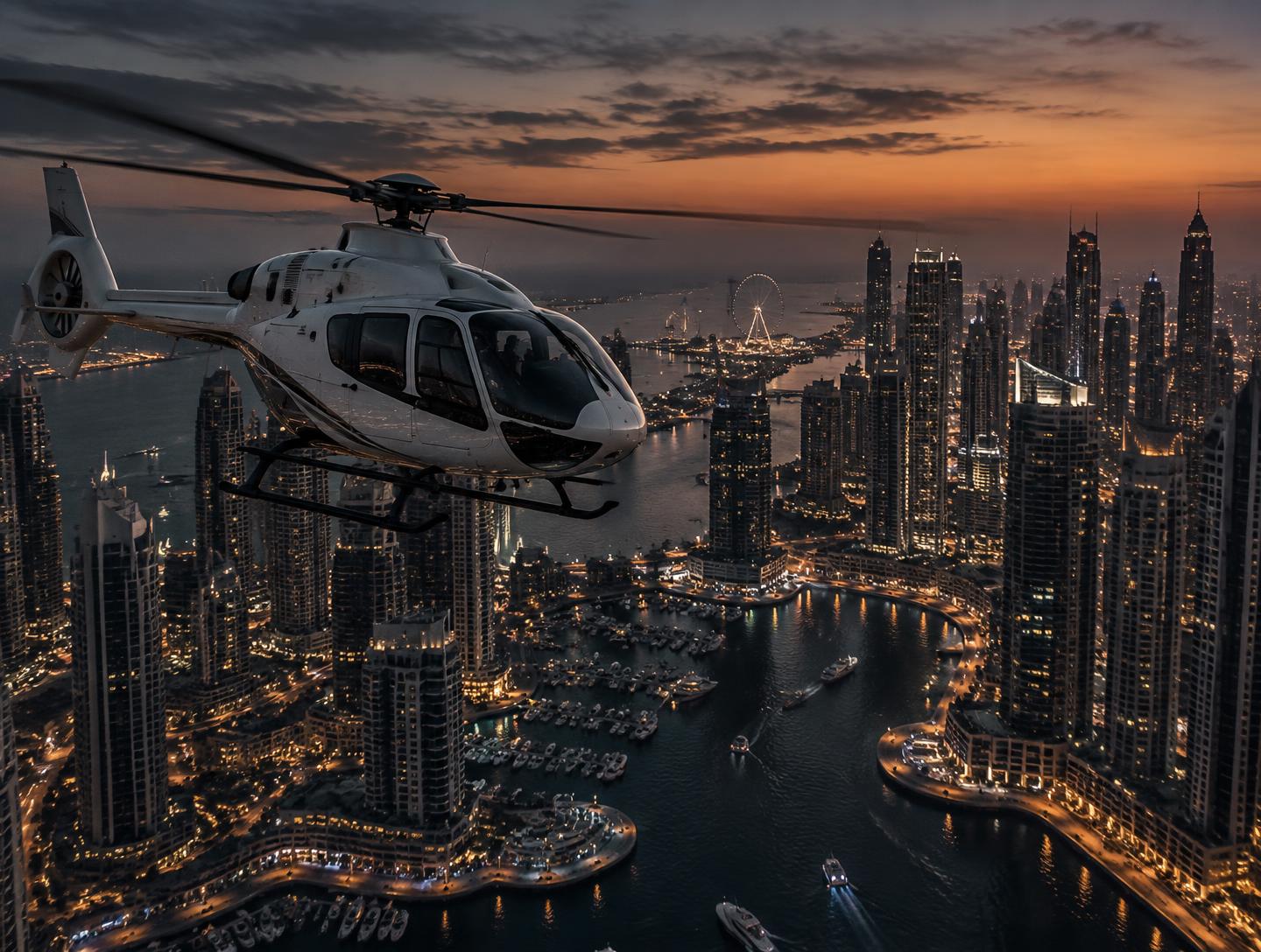 Helicopter + Supercar
